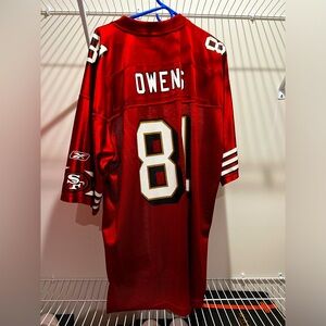 49ers Terrell Owen’s Home and Away Jersey Vintage NFL Jersey